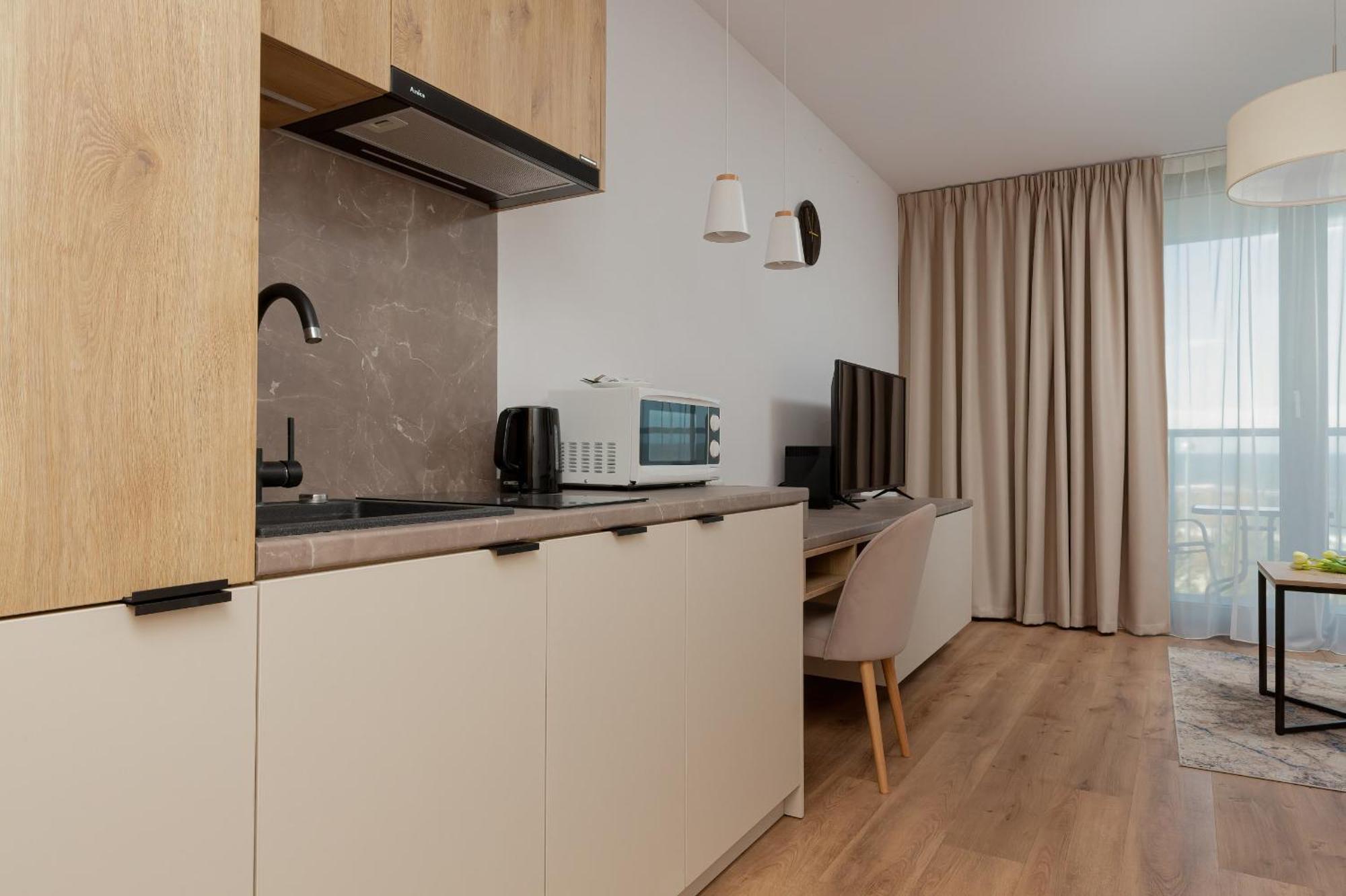 شقة Mielno Jantaris B26 Balcony And Sea View Underground Parking المظهر الخارجي الصورة
