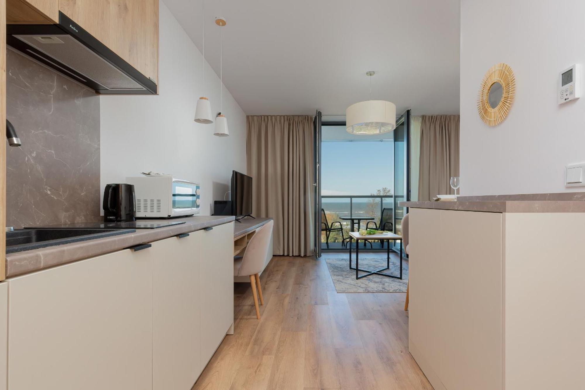 شقة Mielno Jantaris B26 Balcony And Sea View Underground Parking المظهر الخارجي الصورة