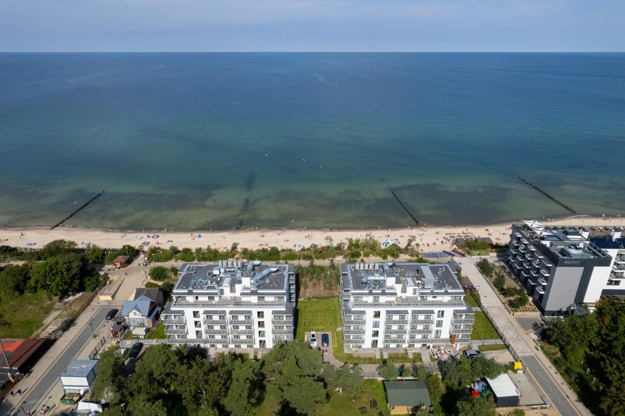 شقة Mielno Jantaris B26 Balcony And Sea View Underground Parking المظهر الخارجي الصورة
